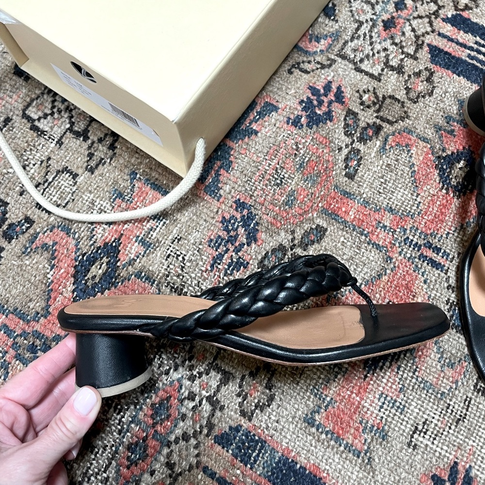 LoQ Braided Luz Sandal Size 8 Black - Picture 5 of 16